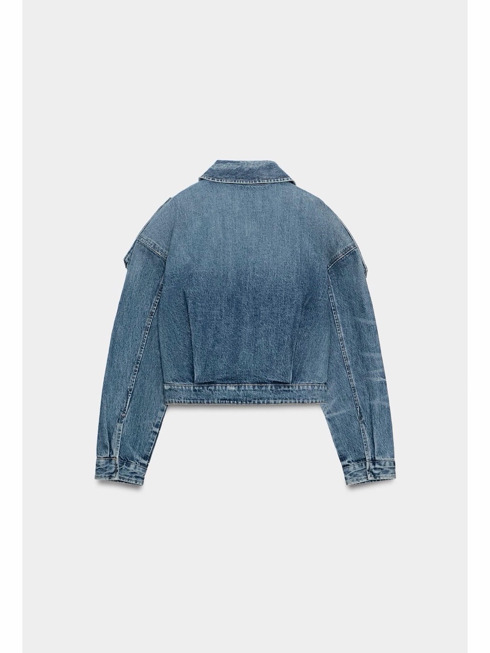 Zara Blue Denim Women’s Jeans Jacket - Picture 6 of 6